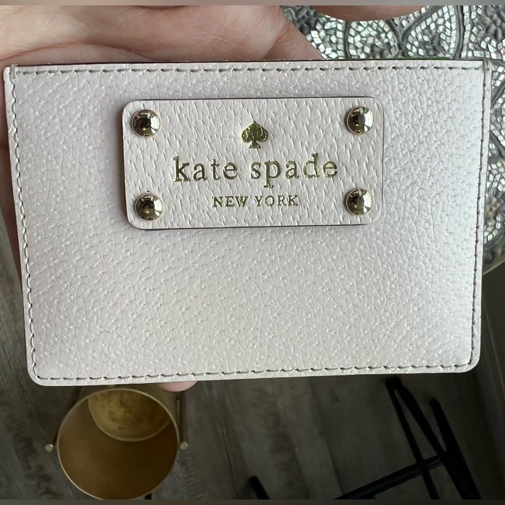 Kate, spade light pink card holder